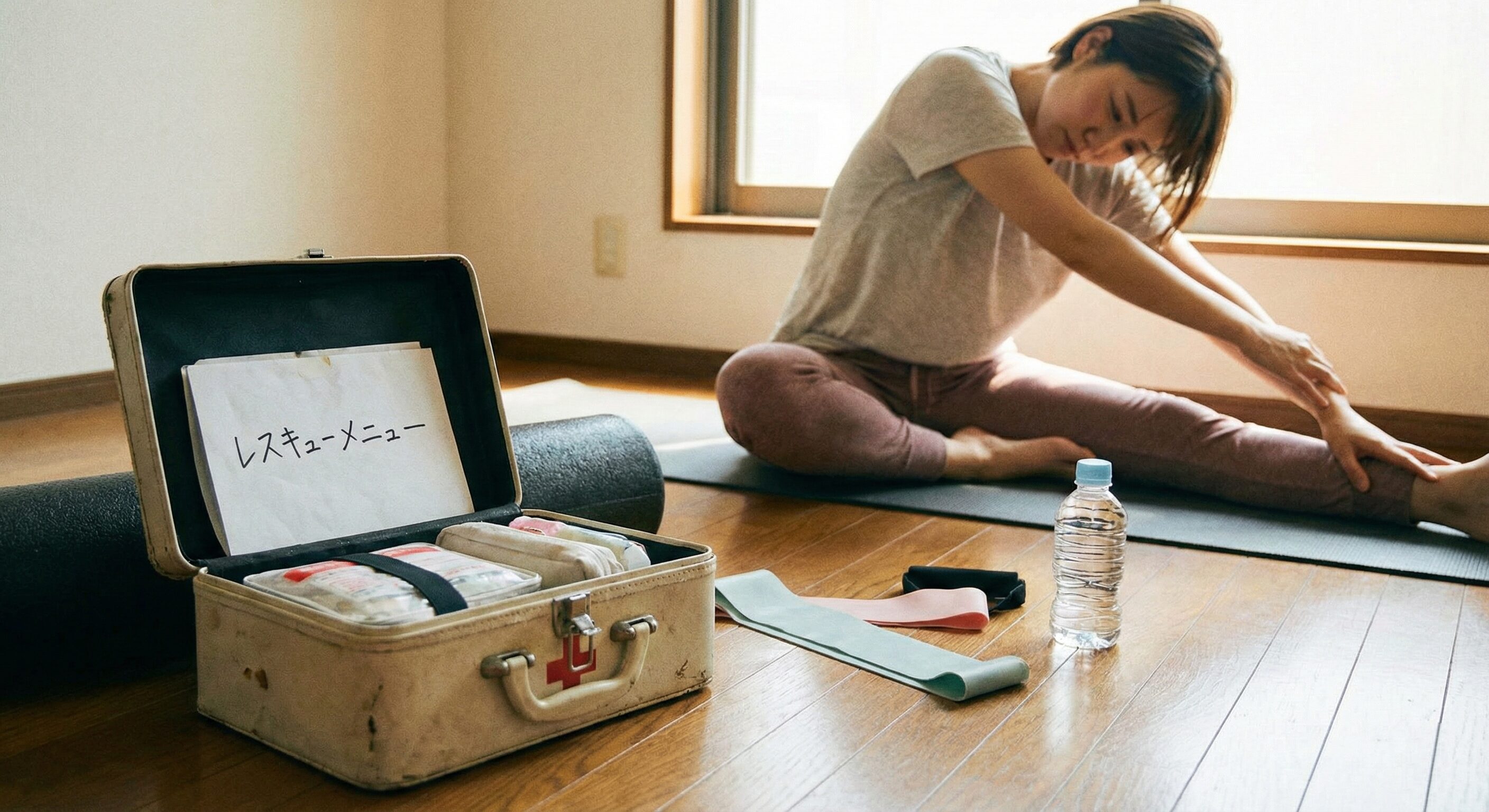 不調レベル別｜今日のトレーニングを救うレスキューメニュー