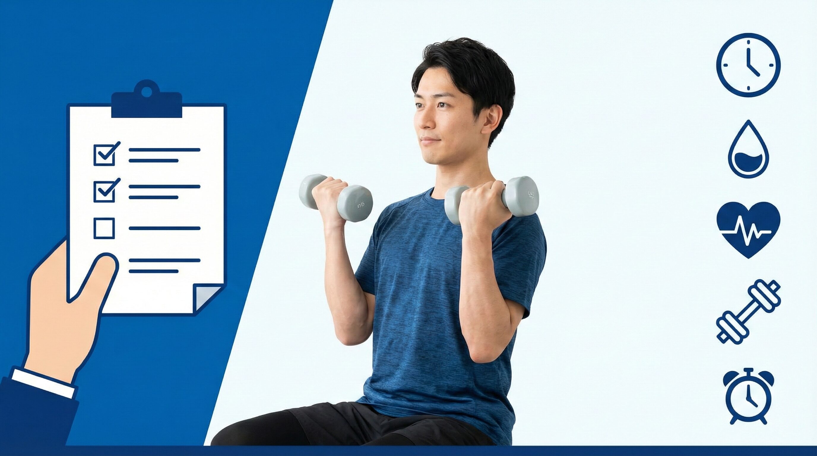 高血圧の人向け！安全に筋トレを行うための5つのルール