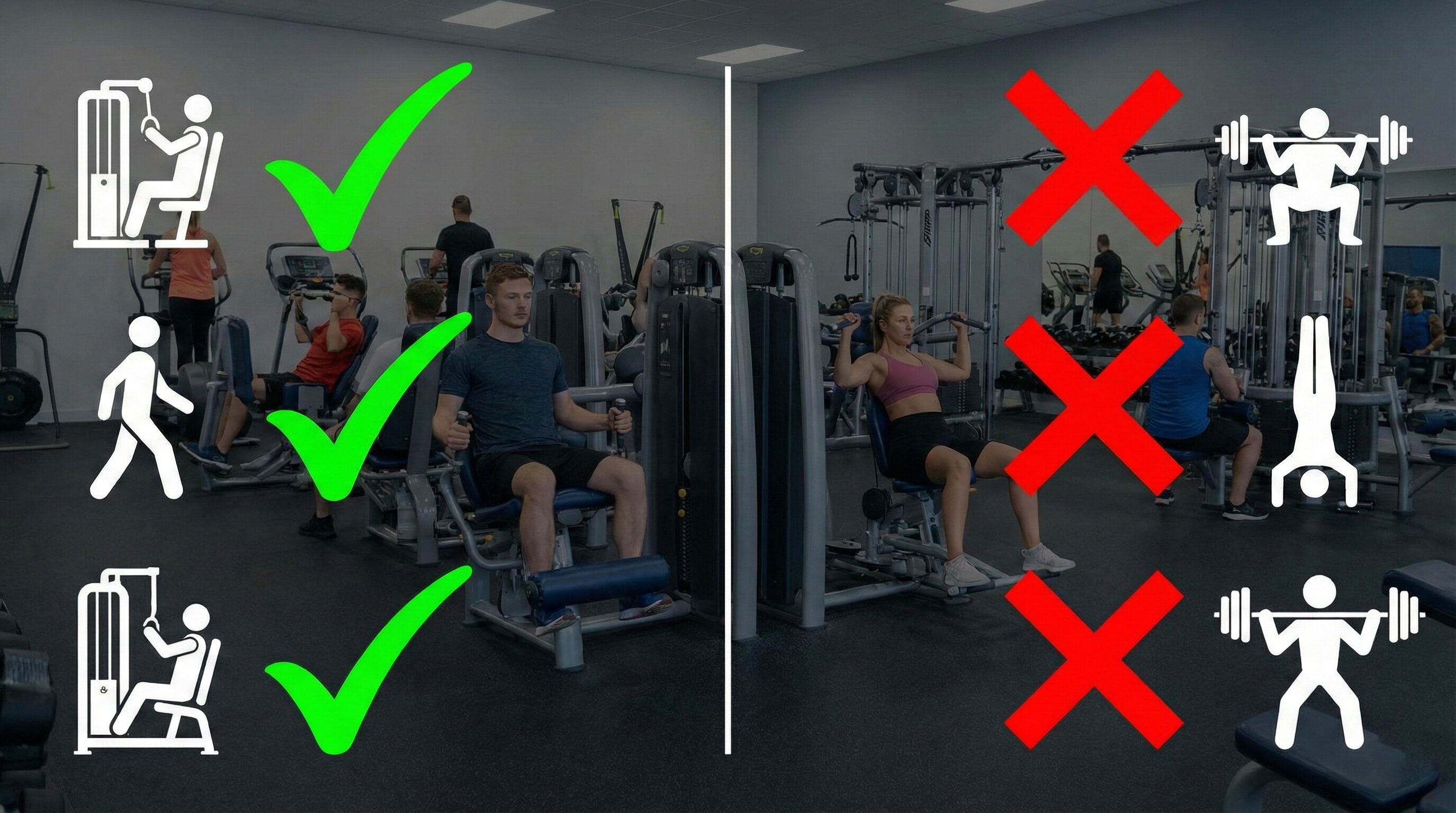 血圧が気になるトレーニーにおすすめの種目と避けるべき種目