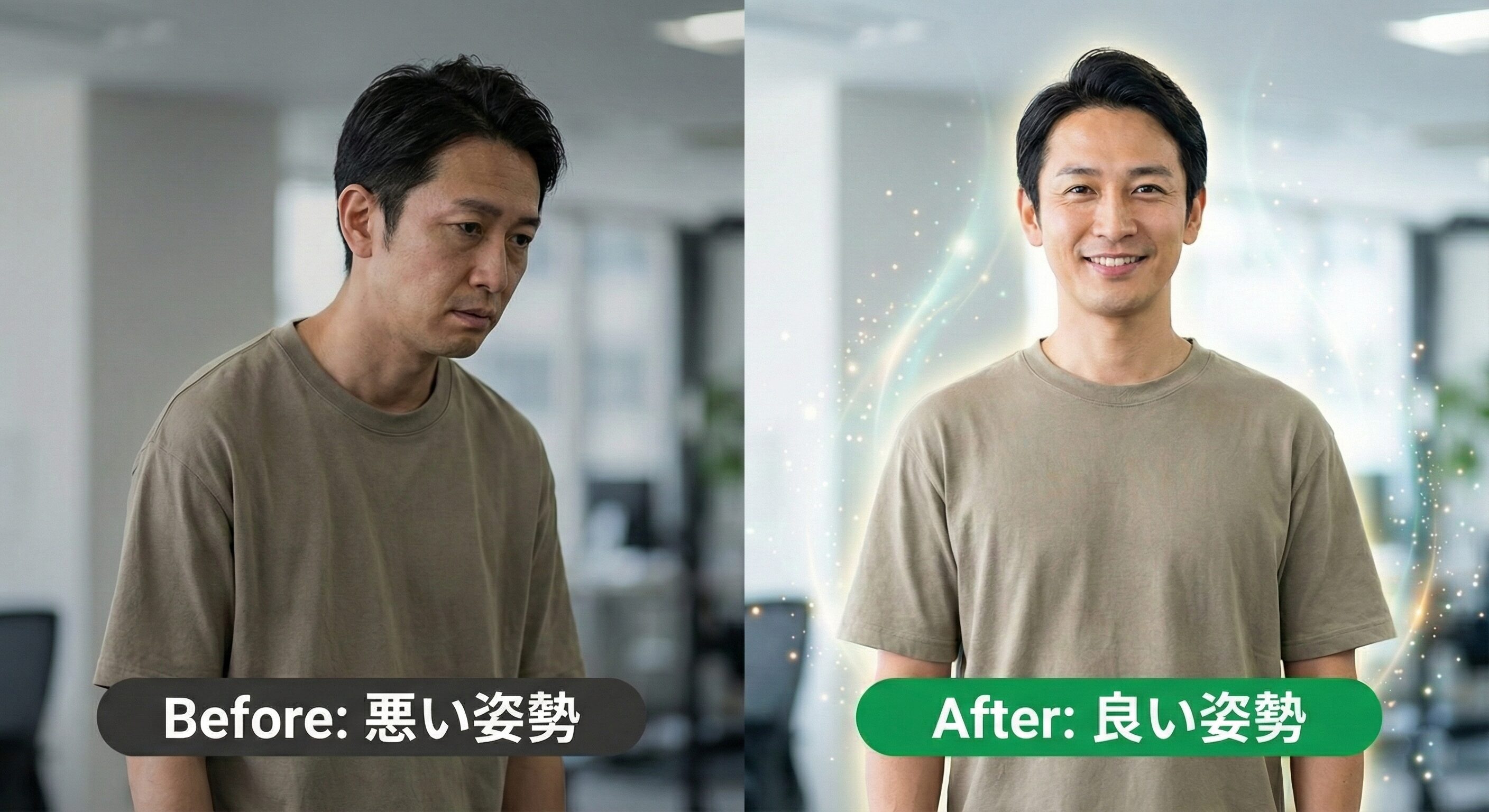 見た目年齢を10歳若返らせる「姿勢の魔法」：背中と抗重力筋を鍛えて老け見えシルエットを脱却