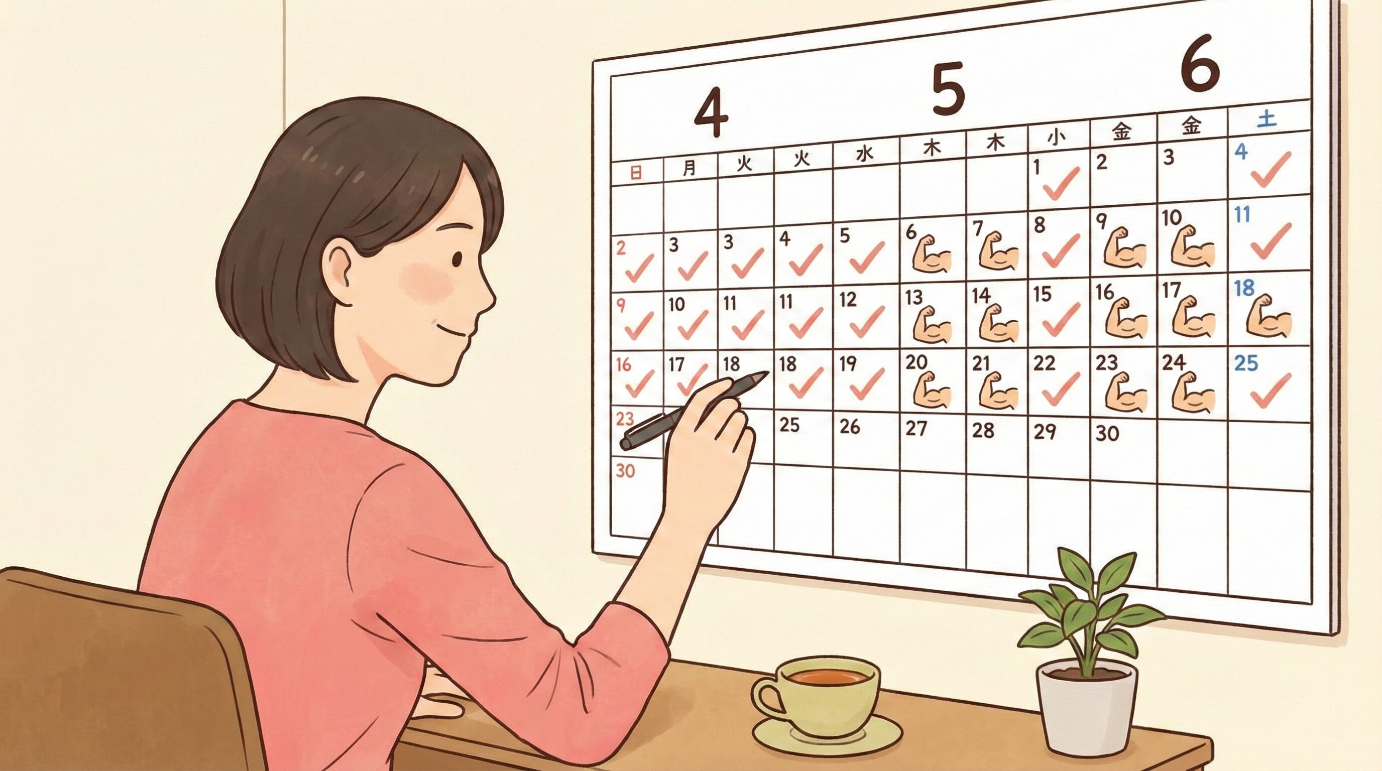 焦らず継続するためのマインドセット